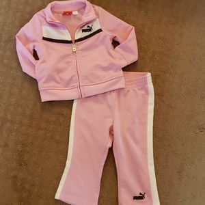 Puma Pink Tracksuit